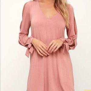 Lulus : Glory of Love Mauve Shift Dress